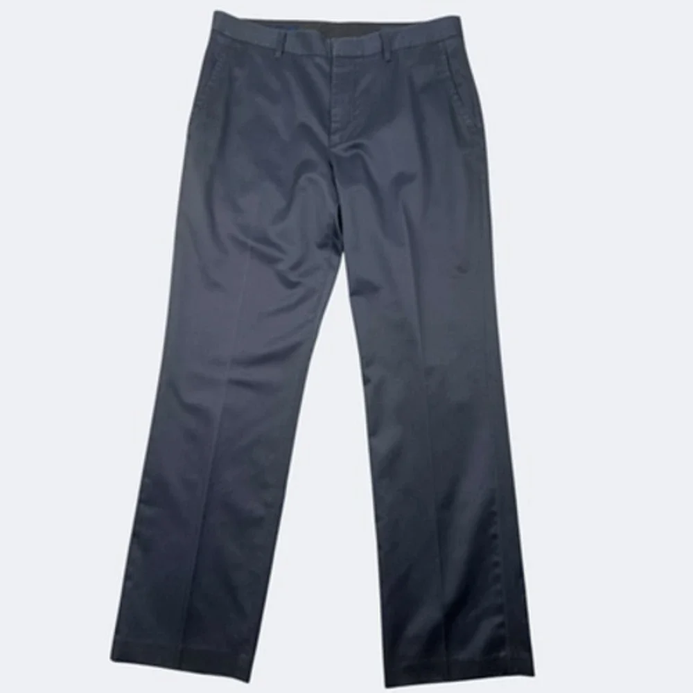 Bonobos Friday Pants Men 34x32 Gray Straight Leg Cotton Chino Casual Work Smooth